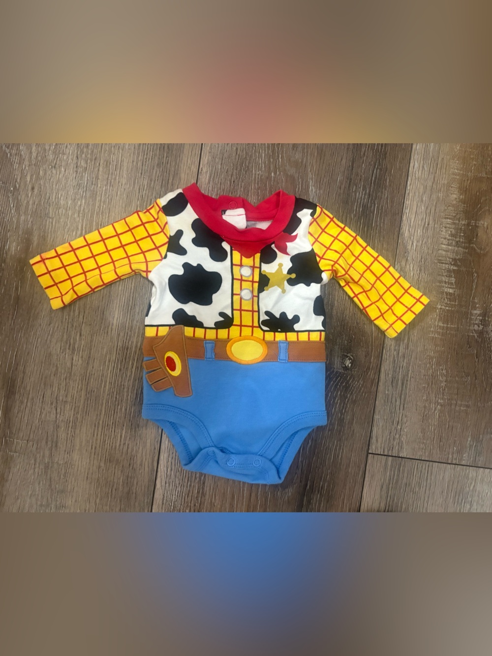 0-3 Disney baby woody Toy Story costume onesie